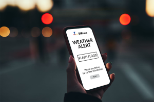 Emergency Alert Pop on Mobile Phone