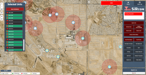 SiSA Interface with geolocation integrated by HQE Systems using their unified warning solution.