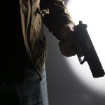 Active shooter on school campus detected by surveillance camera using artificial intelligence integrated by HQE Systems.