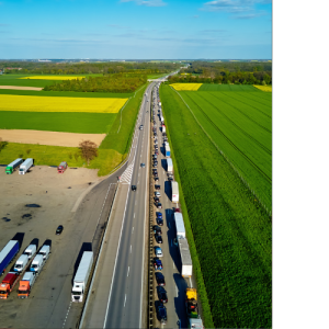 Traffic Jam during a emergency caused by lack of communication.