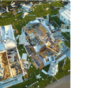 Oklahoma Tornado in 2024 causing major destruction to over 3o houses.