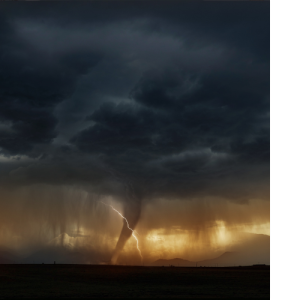Deaton County tornado that caused fatality's and left many injured while the power was out.