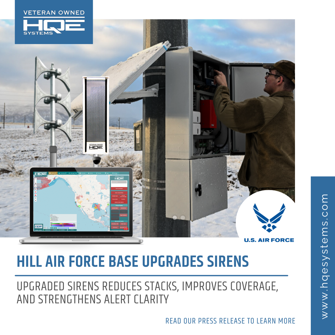 Press Release / Hill Air Force Base Completes Giant Voice Upgrade to Strengthen Emergency Readiness
